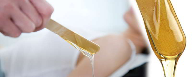 Depilación de axilas con cera